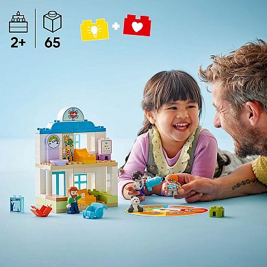LEGO DUPLO Town First Time Visit with the Doctor Office Playset 10449 Building Kit (65 Pieces)