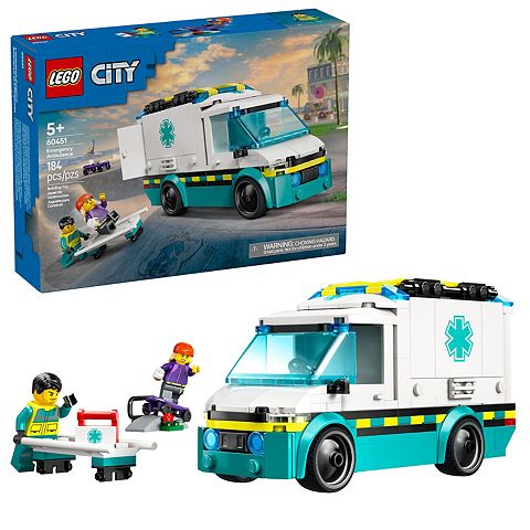 Детские конструкторы LEGO City Emergency Ambulance Building Toy 60451