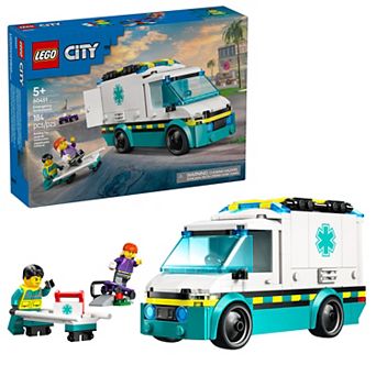 LEGO City Emergency Ambulance Building Toy 60451