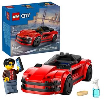 LEGO City Red Sports Car Building Toy 60448