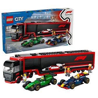 LEGO City F1 Truck with RB20 & AMR24 F1 Car Toys 60445