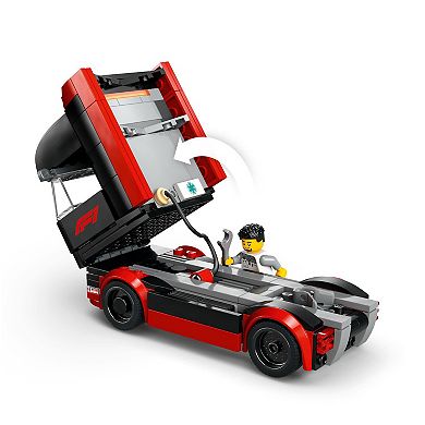 LEGO City F1 Truck with RB20 & AMR24 F1 Car Toys 60445