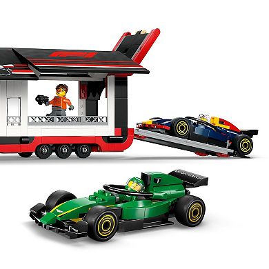 LEGO City F1 Truck with RB20 & AMR24 F1 Car Toys 60445