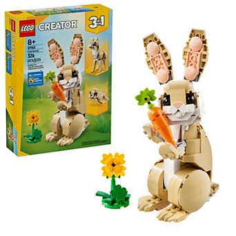 LEGO Creator 3 in 1 Cute Bunny Set 31162 Building Kit (326 Pieces)