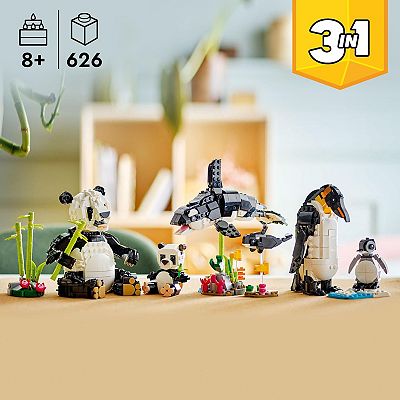 LEGO Creator 3-in-1 Wild Animals Panda Family Building Toy 31165 LEGO Creator 3-in-1 Wild Animals Panda Family Building Toy 31165