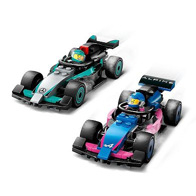 LEGO City F1 Garage & Mercedes-AMG & Alpine Cars Toy 60444