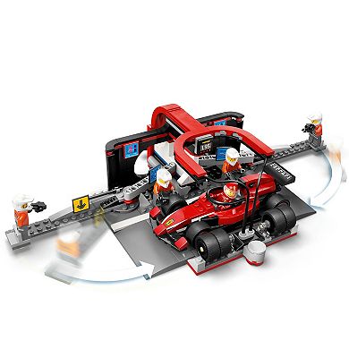 LEGO City F1 Pit Stop & Pit Crew with Ferrari Car Toy 60443