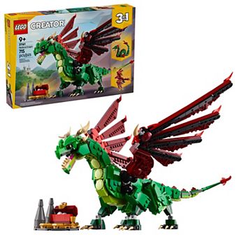 LEGO Creator 3 in 1 Medieval Dragon 31161 Building Kit (715 Pieces)