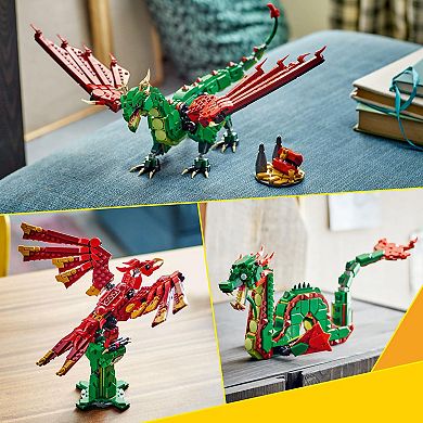 LEGO Creator 3 in 1 Medieval Dragon 31161 Building Kit (715 Pieces)