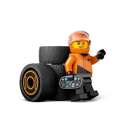 LEGO City F1 Driver with McLaren Race Car Building Toy 60442