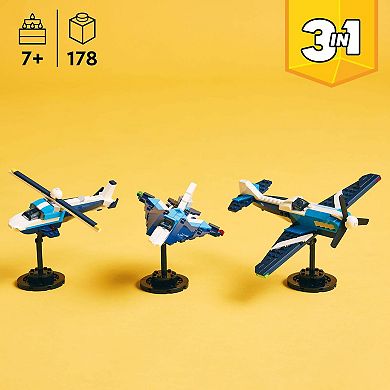LEGO Creator 3 in 1 Aircraft Race Plane 31160 Building Kit (178 Pieces)