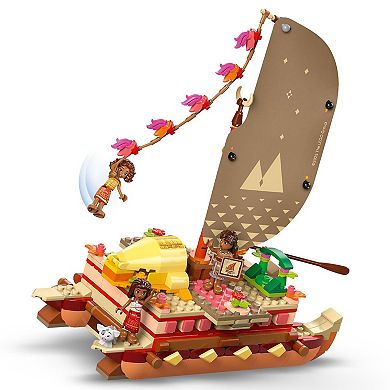 Disney's Moana 2 Moana’s Adventure Canoe Fantasy Toy Boat Building Set 43270 by Lego