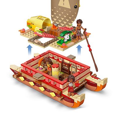 Disney's Moana 2 Moana’s Adventure Canoe Fantasy Toy Boat Building Set 43270 by Lego