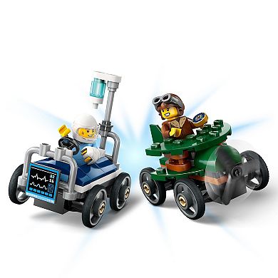 LEGO City Airplane vs. Hospital Bed Race Car Pack Building Toy 60459