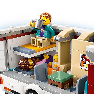 LEGO City Holiday Adventure Camper Van Building Toy Set 60454