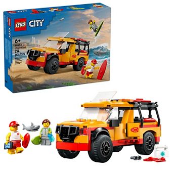 LEGO City Lifeguard Beach Rescue Truck Building Toy 60453