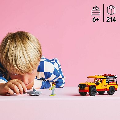 LEGO City Lifeguard Beach Rescue Truck Building Toy 60453