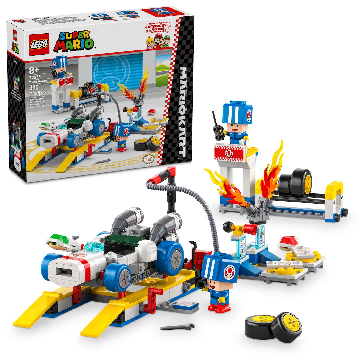 Детские конструкторы LEGO Super Mario: Mario Kart Toad's Garage Building Toy 72035
