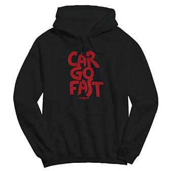 Men's COLAB89 Car Go Fast Red Graphic Hoodie