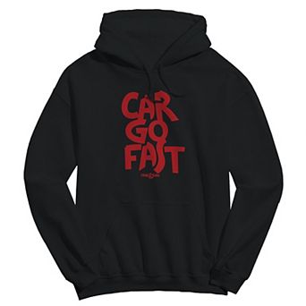 Men's COLAB89 Car Go Fast Red Graphic Hoodie
