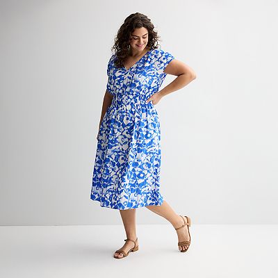 blue ivy red dress Bree Ruffle Strapless Maxi A Line Dress main image 0