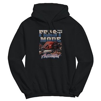 Men's COLAB89 Feast Mode Activated Thanksgiving Graphic Hoodie
