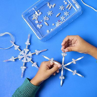 Creativity for Kids Beaded Snowflake Ornaments