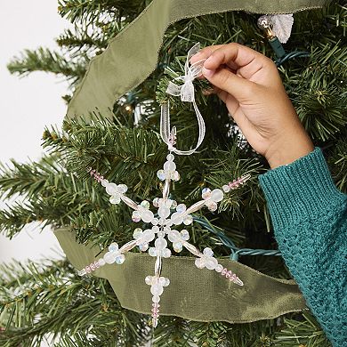 Creativity for Kids Beaded Snowflake Ornaments
