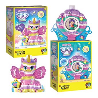 Creativity for Kids Sand Art 2 pack Mermaid & Unicorn