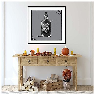 Haunted Halloween Vii By Hm Design Framed Canvas Wall Art Print