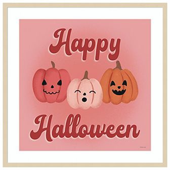 Hometown Halloween Xv By Softshell Studio Wood Framed Wall Art Print