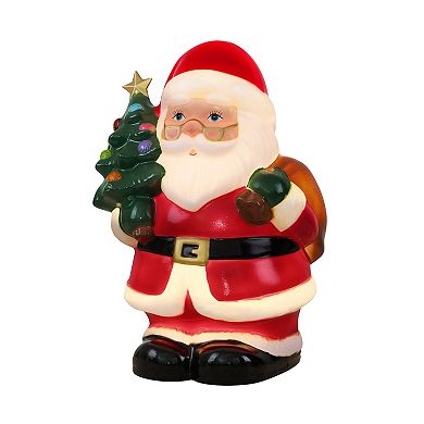 Mr Christmas Lit Santa Blow Mold Floor Decor