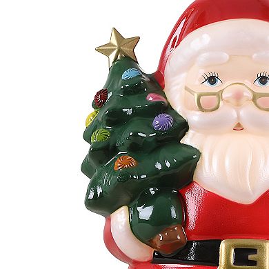 Mr Christmas Lit Santa Blow Mold Floor Decor