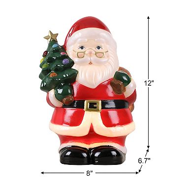 Mr Christmas Lit Santa Blow Mold Floor Decor