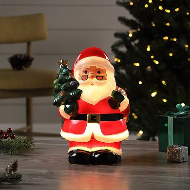 Mr Christmas Lit Santa Blow Mold Floor Decor