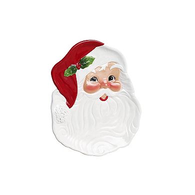 Mr Christmas 4-Piece Santa Claus Mugs & Plates Set