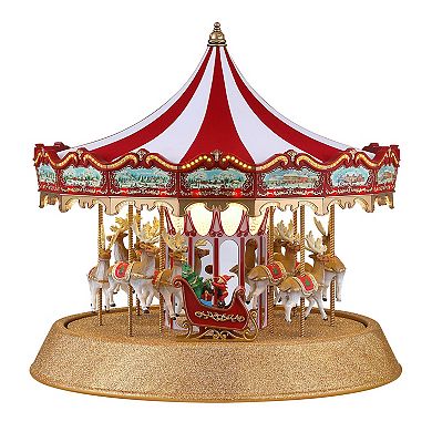 Mr. Christmas 17 in. Animated Sparkle Carousel