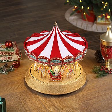 Mr. Christmas 17 in. Animated Sparkle Carousel