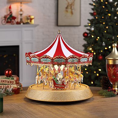 Mr. Christmas 17 in. Animated Sparkle Carousel