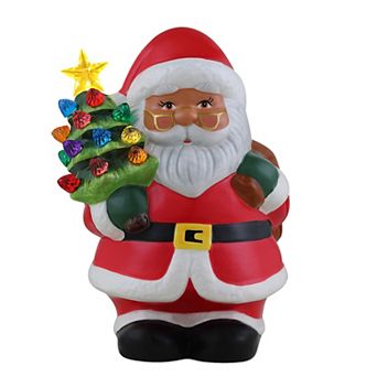Mr Christmas Nostalgic LED Ceramic Santa Figure Table Decor