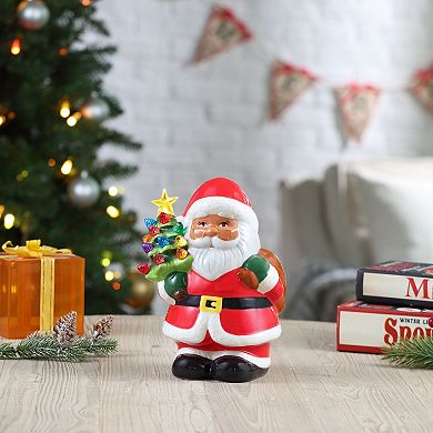 Mr Christmas Nostalgic LED Ceramic Santa Figure Table Decor