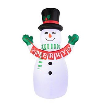 Mr Christmas 10 ft. Outdoor Lit Inflatable Snowman