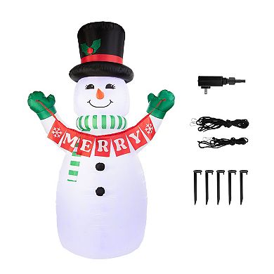 Mr Christmas 10 ft. Outdoor Lit Inflatable Snowman