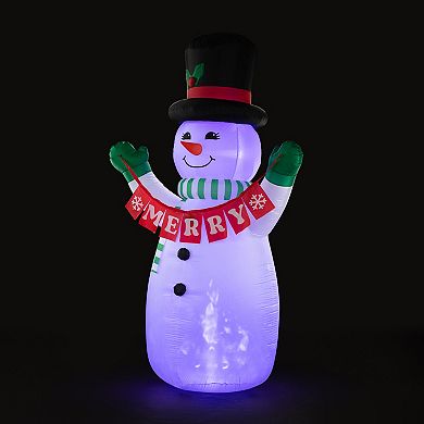 Mr Christmas 10 ft. Outdoor Lit Inflatable Snowman