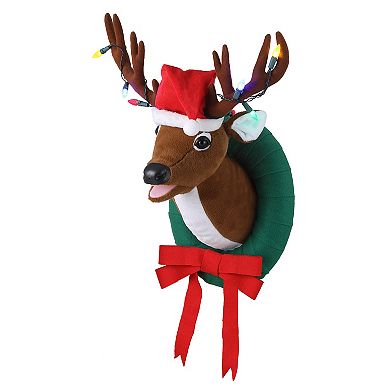 Mr Christmas 17-in. Animated Singing Reindeer Wall Decor