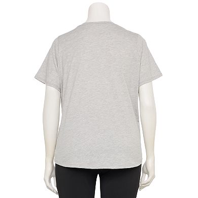 Disney's Bambi Butterfly Floral Scene Plus Size Graphic Tee