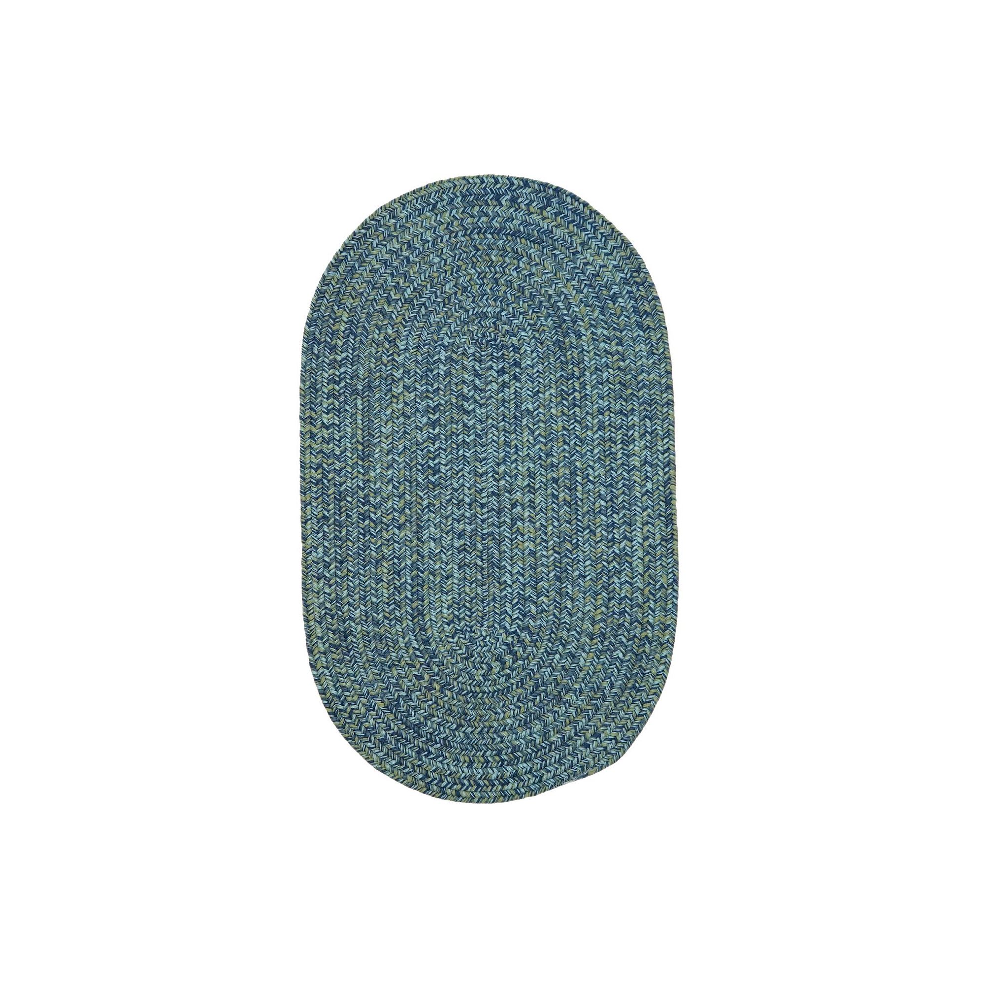 Colonial Mills Shoreline Home Reversible Braid Area Rug, Seaside Blue