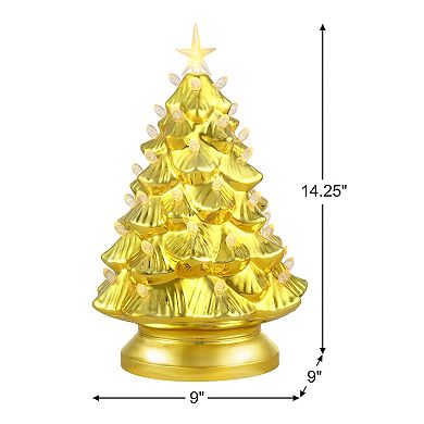 Mr Christmas Shatterproof Nostalgic LED Tree Table Decor