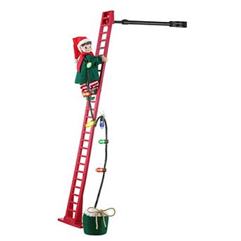 Mr Christmas 43 in Animated Ladder Climbing Elf