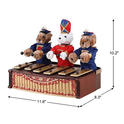 Mr Christmas Animated Bandstand Bears Table Decor